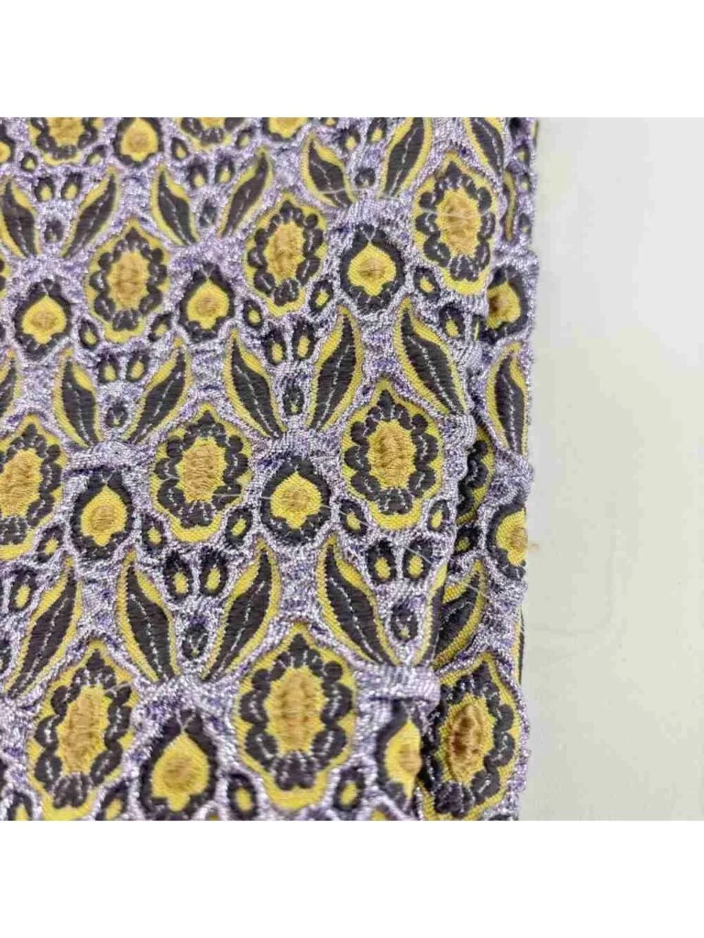 Louis Vuitton Stretchpants Half Length Jacquard Mark Jacobs Era Purple 36